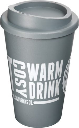 Grey Insulated Tumbler with Grey Lid