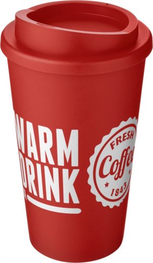 Red Insulated Tumbler with Red Lid