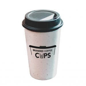 Now Cup 12oz - cream and black lid