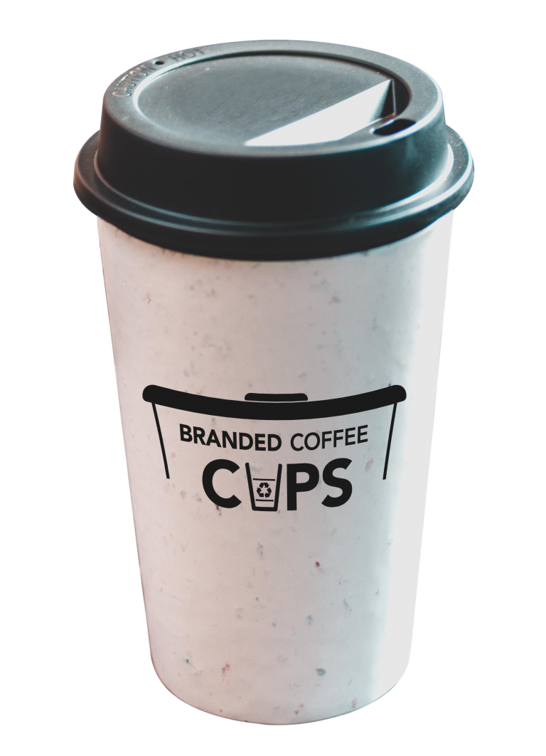 Now Cup Reusable 12 oz Printed 1 Side Branded Coffee Cups