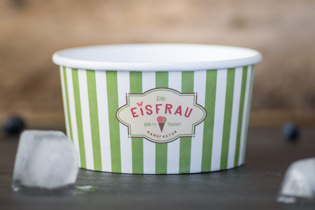 5 oz Printed Paper Ice Cream Tubs SingleWalled FullColour Wrap