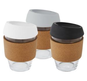 Glass Tumbler with all lids