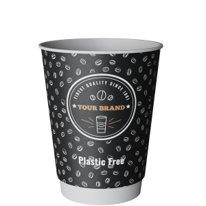 Plastic Free Printed Paper Coffee Cup